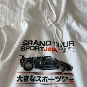 Brandy Melville white hoodie. NEVER WORN